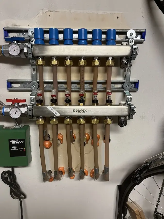 Plumber performing Leak Detection at a residential property in Bluffton